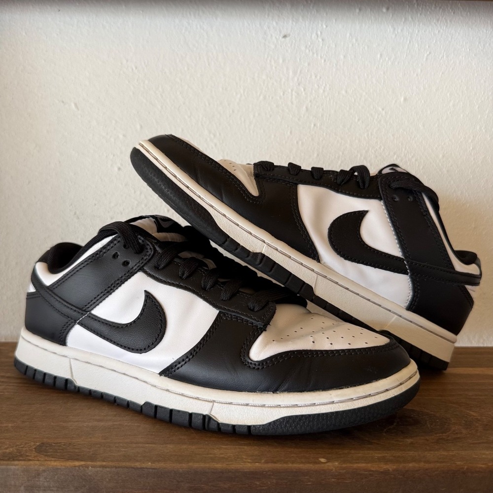 Nike Dunk Low Panda Black White Sneakers Men's‎ Size 8 DD1391-100